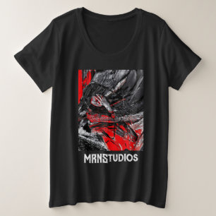 Molten Soul Große Größe T-Shirt