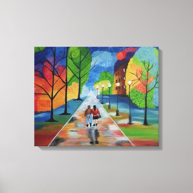 Molto amore per vicinato - Unbekannt Leinwanddruck (Vorderseite)