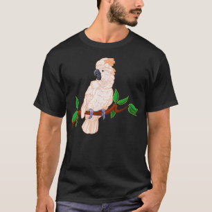 Moluccan Cockatoo auf einer Branche T-Shirt