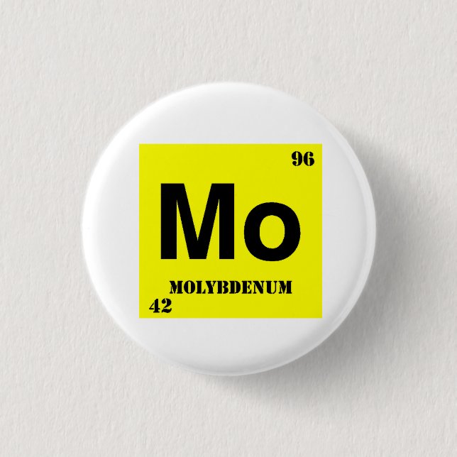 Molybdän Button (Vorderseite)