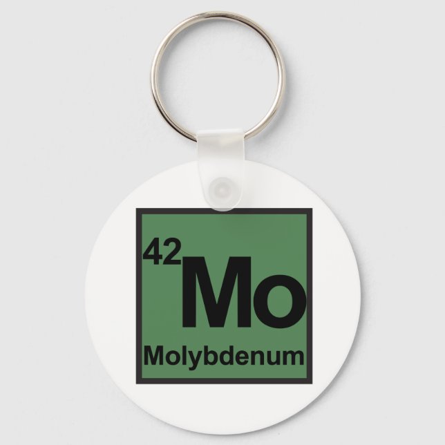 Molybdän-Schlüsselanhänger Schlüsselanhänger (Vorderseite)