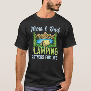 Mom And Dad Glamping Partners For Life Glamper 1 T-Shirt