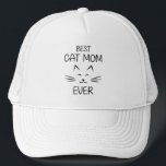 Mom - Best Cat Mom ever Truckerkappe<br><div class="desc">Would you like to thank your mother for everything during Corona time, for example on her birthday or Mother's Day? Then show your mom your love with a gift and love saying!</div>