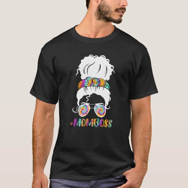 Mom Boss Businesswoman Entrepreneur Company CEO   T-Shirt (Vorderseite)