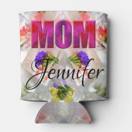  'Mom-Boss-Fire' – Diseño floral en cubos  Dosenkühler