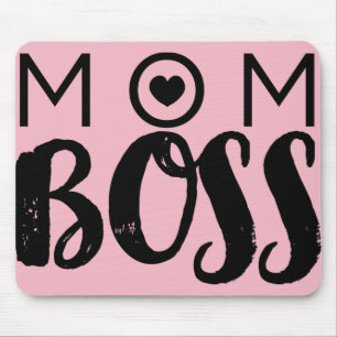 MOM BOSS Moderne Kalligrafie-Schriftart Trendig Ch Mousepad