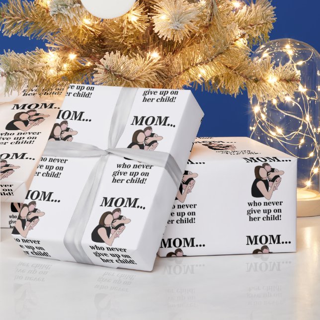 Mom Child Mother Birthday Geschenkpapier (Feiertage)