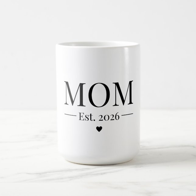Mom Established 2026 Kaffeetasse (Mittel)