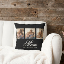 Mom Established Black Elegant Script 3 Foto