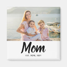 Mom Established Date Mother's Day Photo