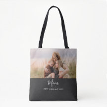 Mom Established Elegant Script Photo