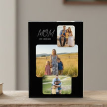 Mom Established Modern Script Black 3 Photo