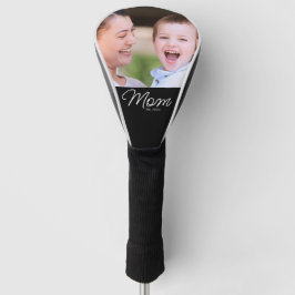 Mom Established Modern Script Photo Golf Headcover