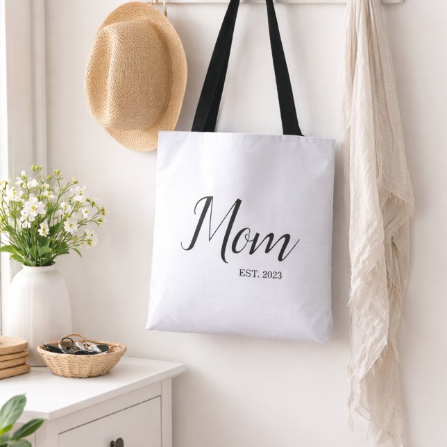 Mom Established New Mom Gift Tasche (Von Creator hochgeladen)