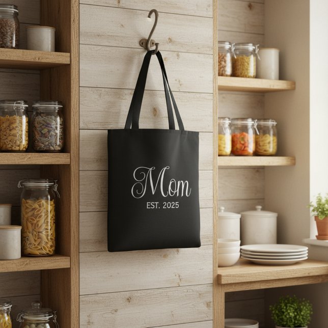 Mom Established New Mom Gift Tasche (Von Creator hochgeladen)