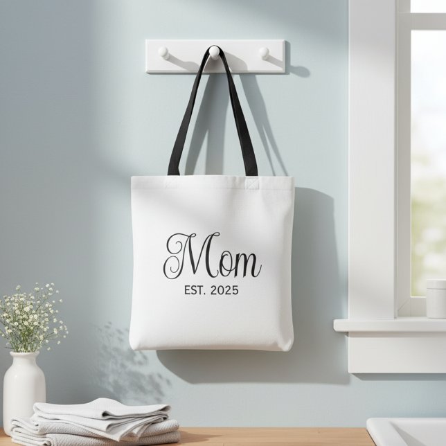 Mom Established New Mom Gift Tasche (Von Creator hochgeladen)