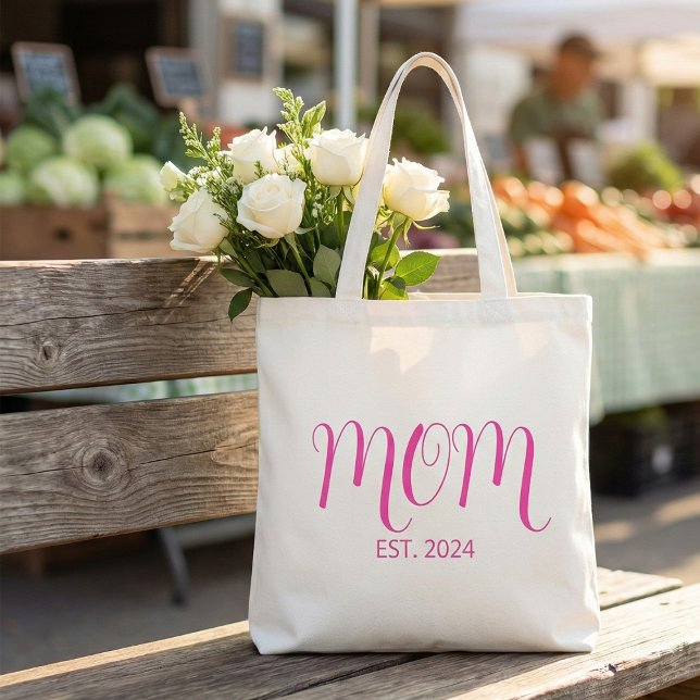 Mom Established New Mom Gift Tasche (Von Creator hochgeladen)