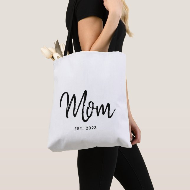 Mom Established New Mom Gift Tote Bag Tasche (Von Nahem)