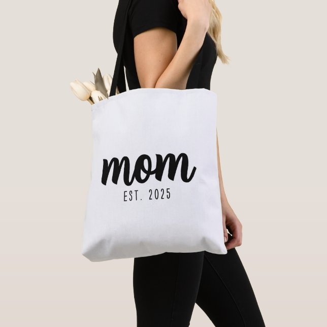 Mom Established New Mom Gift Tote Bag Tasche (Von Nahem)