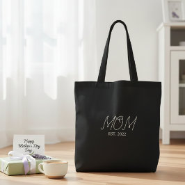 Mom Established New Mom Gift Tote Bag Tasche