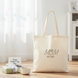 Mom Established New Mom Gift Tote Bag Tragetasche