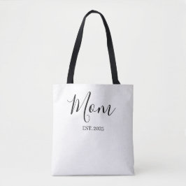Mom Established New Mom Minimalist Gift Tasche