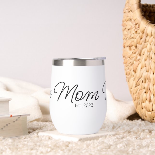 Mom Established New Mom Script Font Gift (Wohnzimmer)