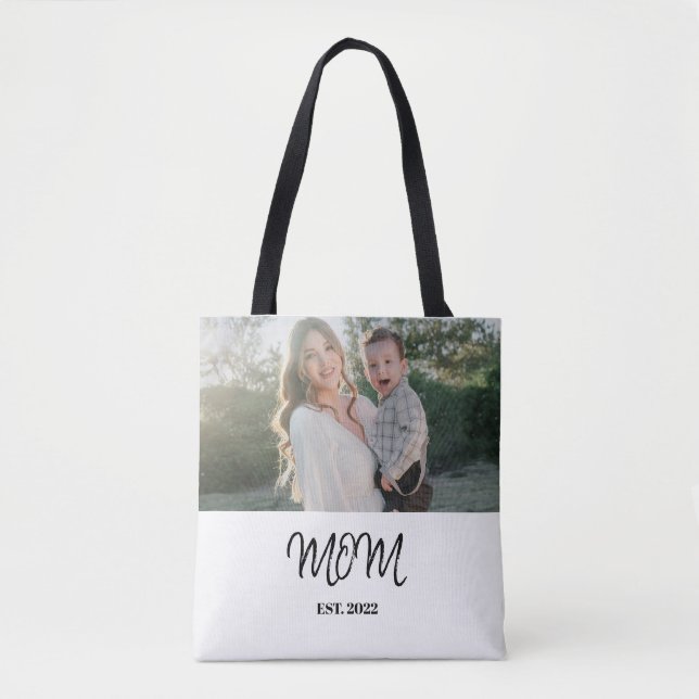 Mom established, Tote Bag with Photo  (Devant)