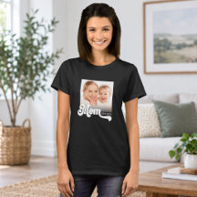 Mom Established Typography Custom Photo