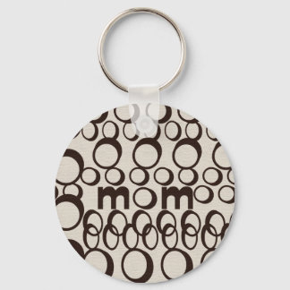 MOM Fashion Keychain "Canvas" Brown Schlüsselanhänger