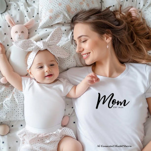 Mom hat das Black Script T-Shirt gegründet
