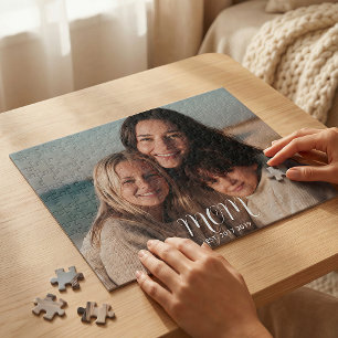 Mom hat modernes Schriftfoto eingerichtet