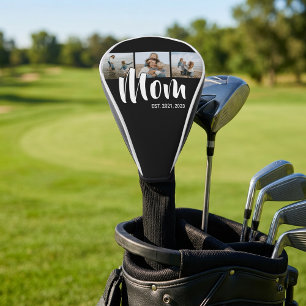 Mom hat modernes Skript in fett schwarz 3 Foto ein Golf Headcover