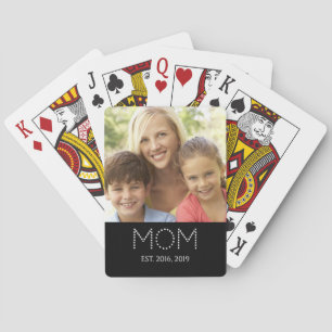 Mom hat Skript Foto erstellt  Spielkarten