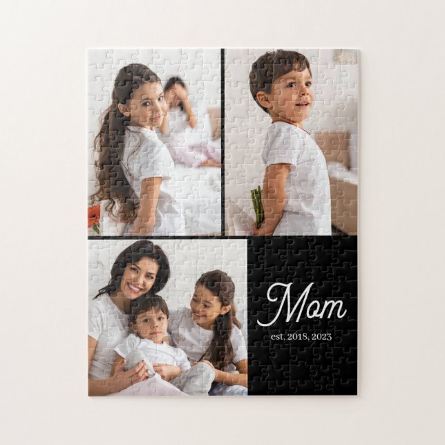 Mom hat Skript Schwarz 3 Foto (Vertikal)