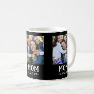 Mom hat Skript Schwarz 3 Foto Kaffeetasse