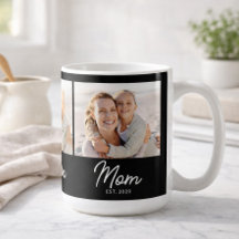 Mom hat Skript Schwarz 3 Foto
