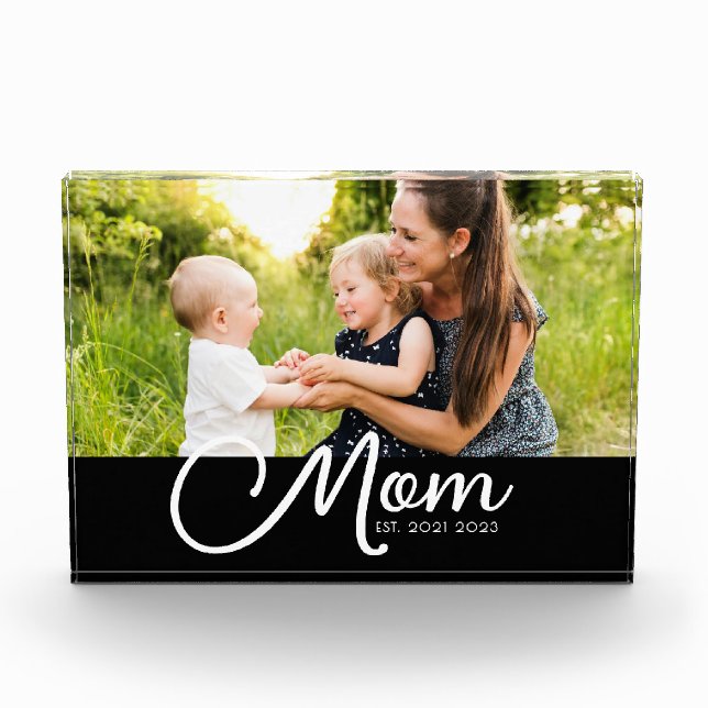 Mom hat Skript Schwarz Foto  (Vorderseite)