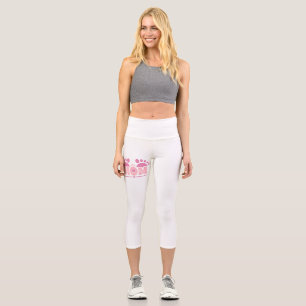 MOM Herz Fußabdruck Capri Leggings