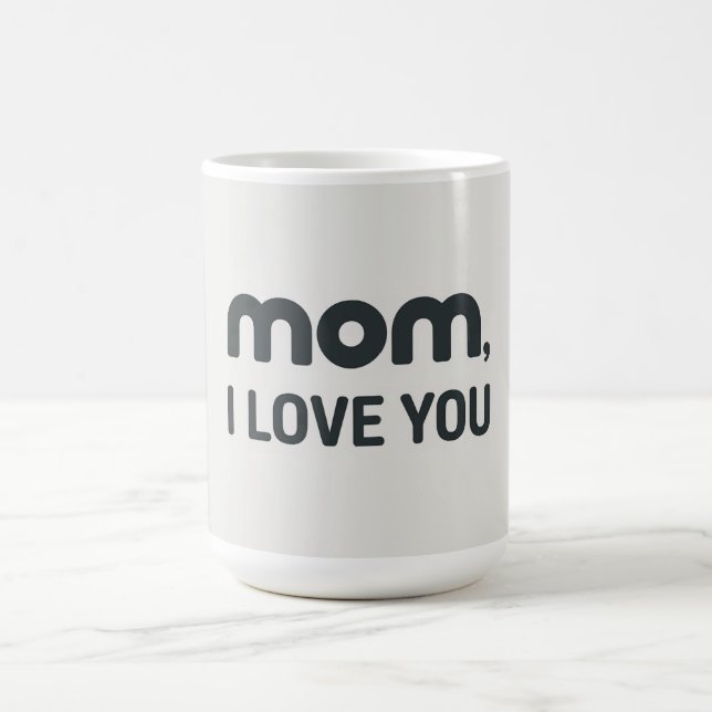 Mom ich liebe dich -2 kaffeetasse (Mittel)