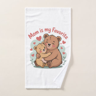 Mom Is My Favorite Handtuch