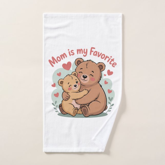 Mom Is My Favorite Handtuch (Handtuch)