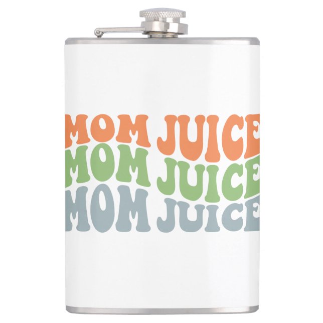 mom juice design flachmann (Vorderseite)