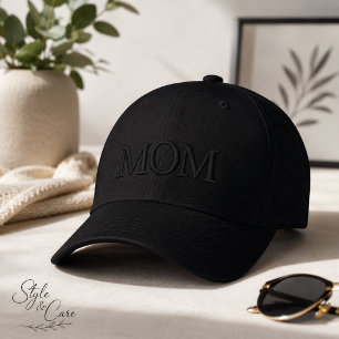 MOM-Lettering-Mütze – Einfacher bestickter Stil Bestickte Baseballkappe