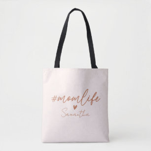 Mom Life - Rustikaler Charme Design Tasche