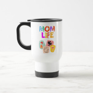 MOM LIFE Travel Mug - Joie de la maternité
