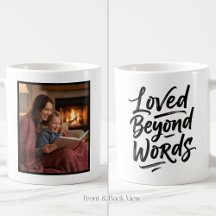 Mom Loved Beyond Words Custom Easy 1 Photo