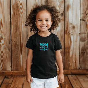 Mom Mein Superheld für immer Türkis Baby T-shirt