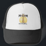 Mom Mode Activated Funny Mom Hat Truckerkappe<br><div class="desc">Mom mode is always on.
This funny giraffe cap celebrates the mom superpower of noticing everything. A playful accessory for everyday mom life and a great gift for Mother's Day.</div>