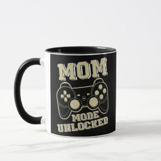 Mom Mode Unlocked Best Gamer Mom Son Video Game Tasse